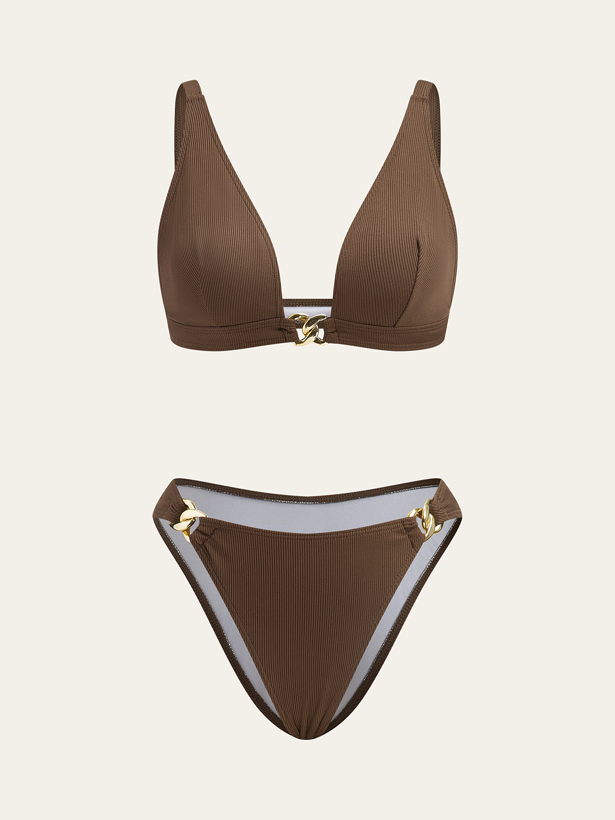 Metal Aksesuarlı Bikini Takımı