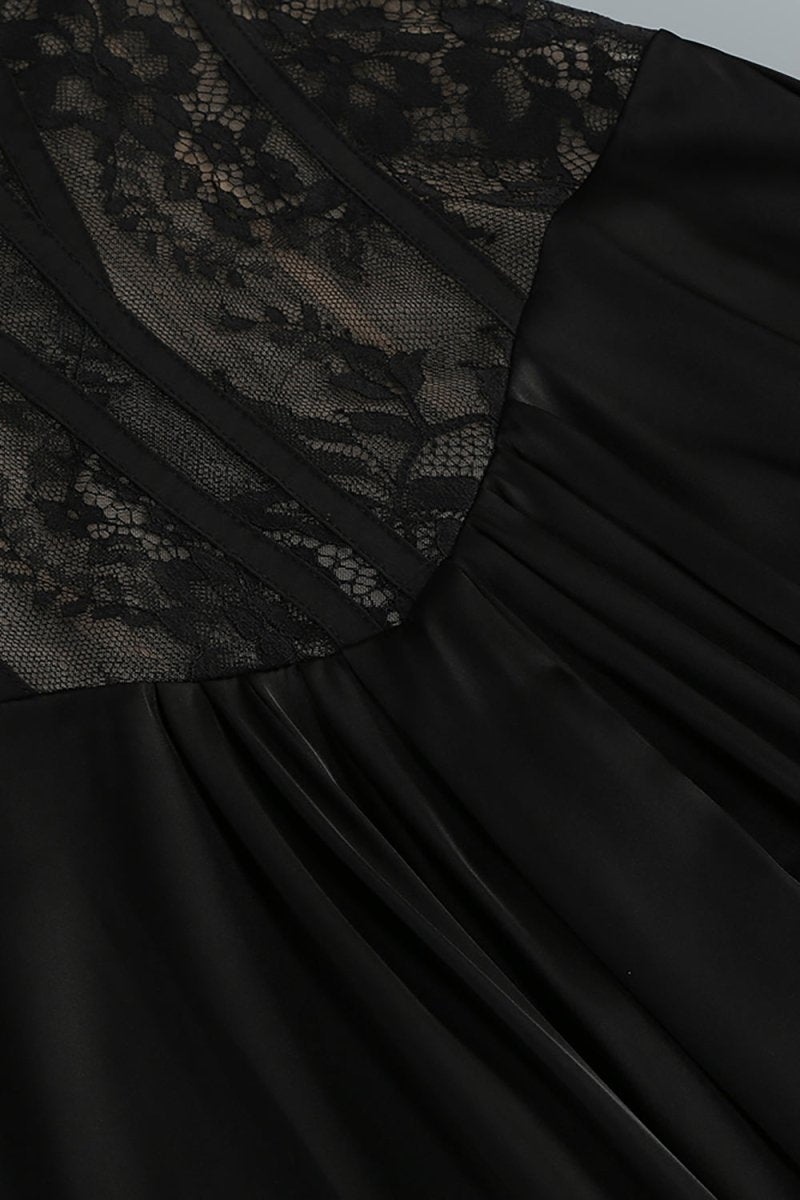 Şal Corseted Dantel Abiye Elbise - Phentora