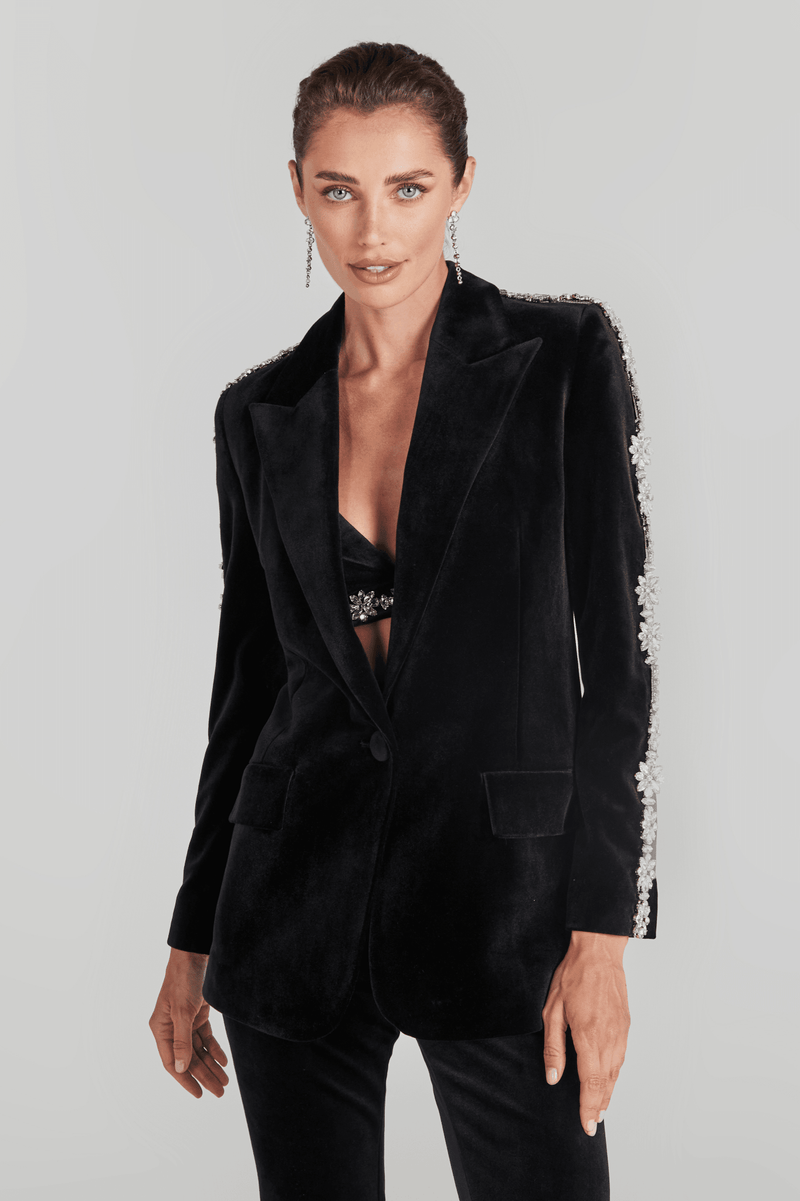 Lumina Kadife Blazer Ceket - Phentora