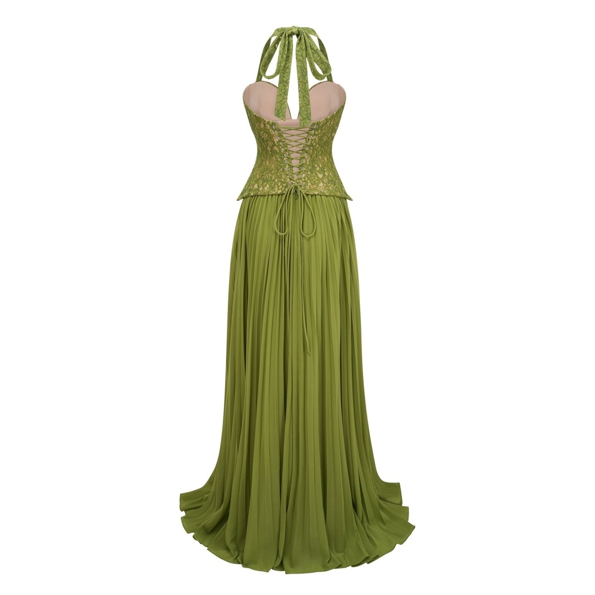 Emerald Korse Abiye Elbise - Phentora