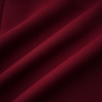 Bordo Dik Yaka Uzun Kollu Mini Elbise - Phentora