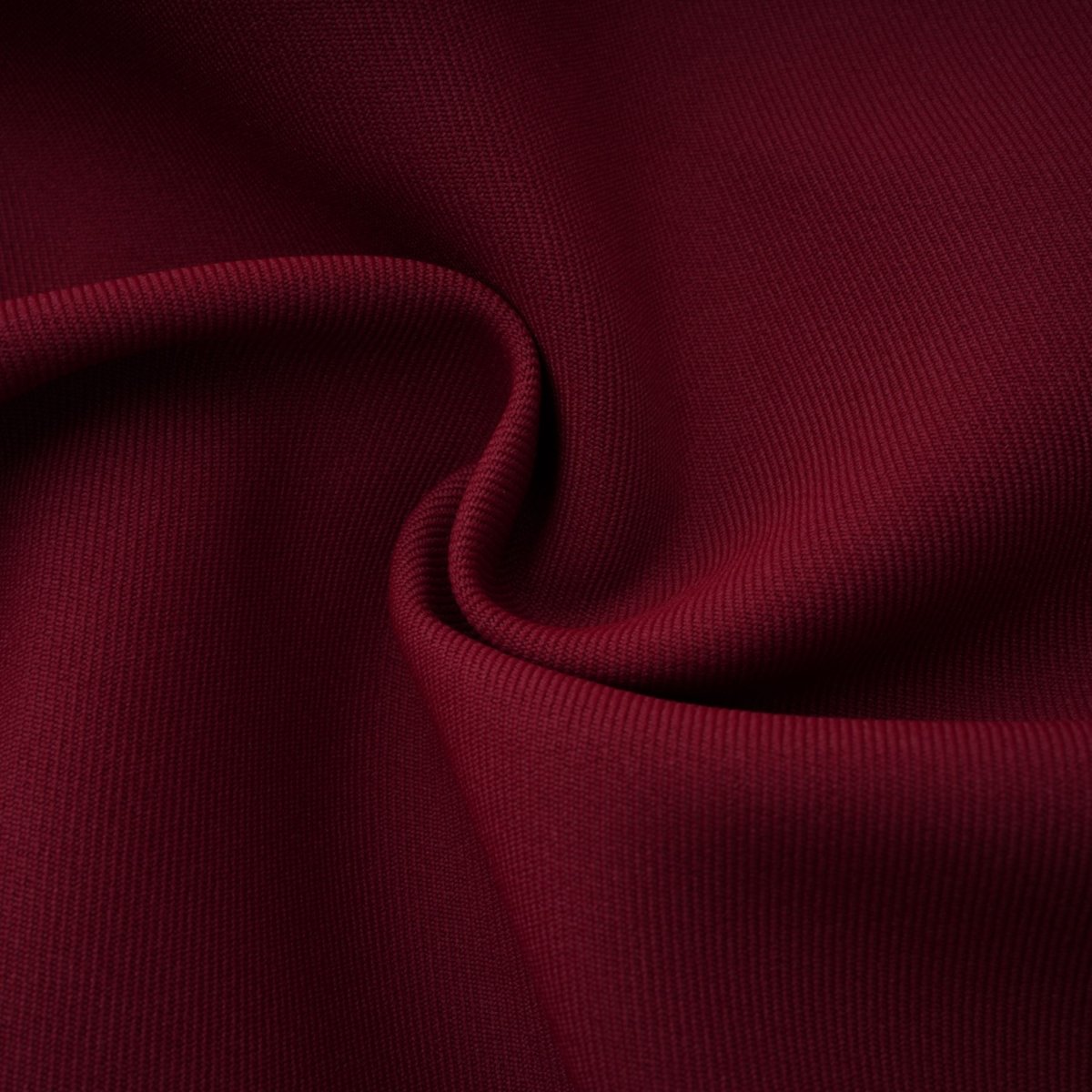 Bordo Dik Yaka Uzun Kollu Mini Elbise - Phentora