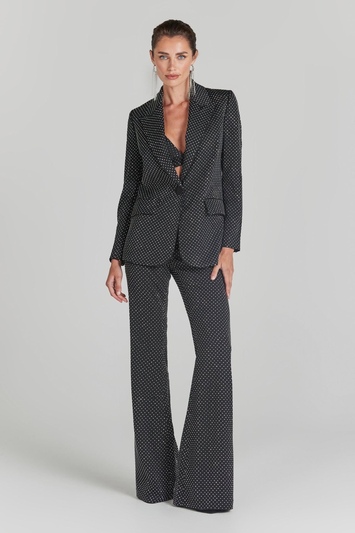 Polka Elegance Blazer Ceket - Phentora