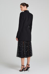 Monica Siyah Blazer Elbise - Phentora