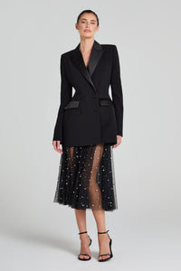 Monica Siyah Blazer Elbise - Phentora