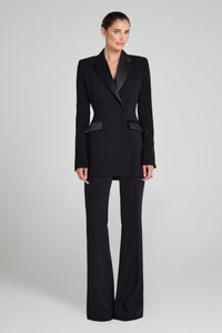 Monica Siyah Blazer Elbise - Phentora