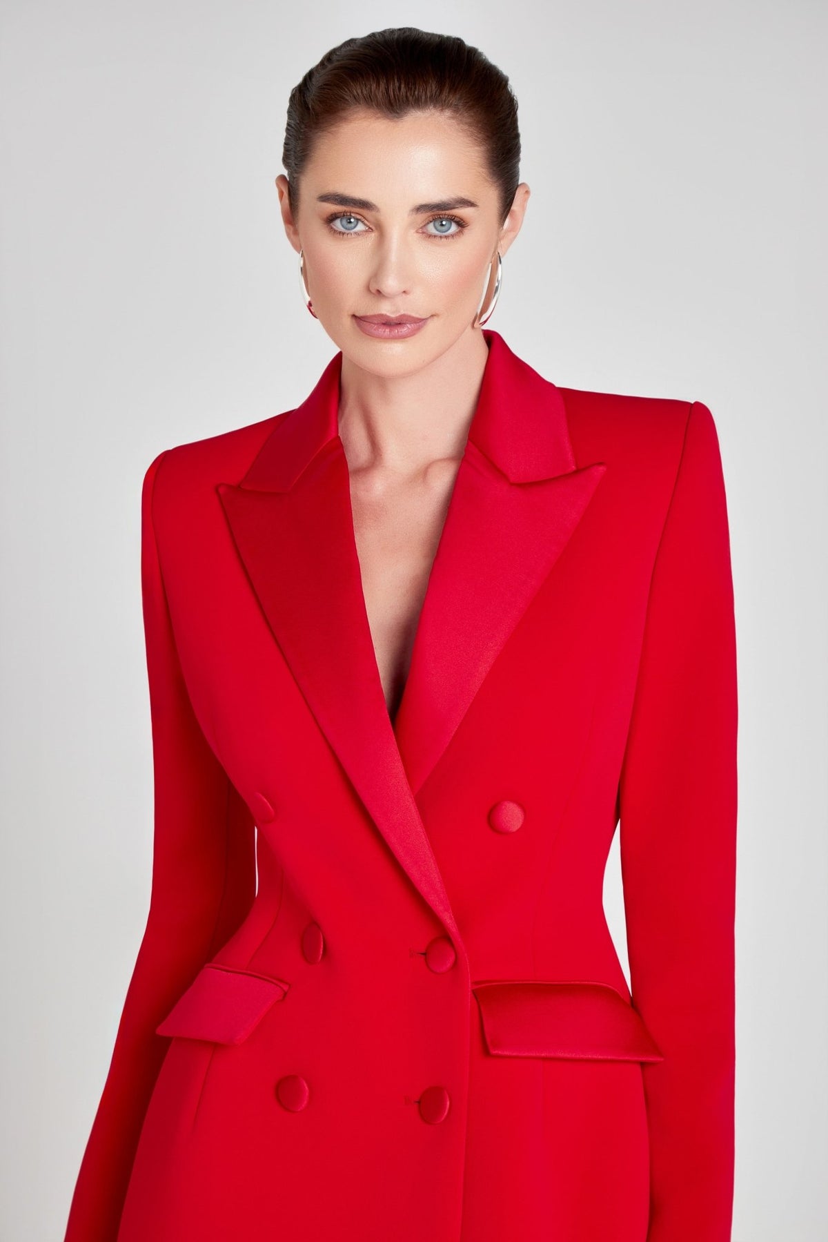 Monica Kırmızı Blazer Elbise - Phentora