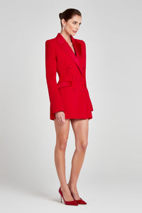 Monica Kırmızı Blazer Elbise - Phentora