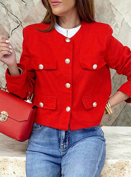 Megan | Vintage Kısa Ceket - Phentora
