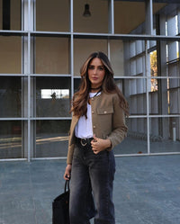 Megan | Vintage Kısa Ceket - Phentora