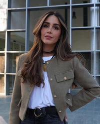 Megan | Vintage Kısa Ceket - Phentora