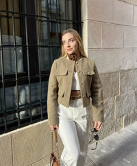 Megan | Vintage Kısa Ceket - Phentora