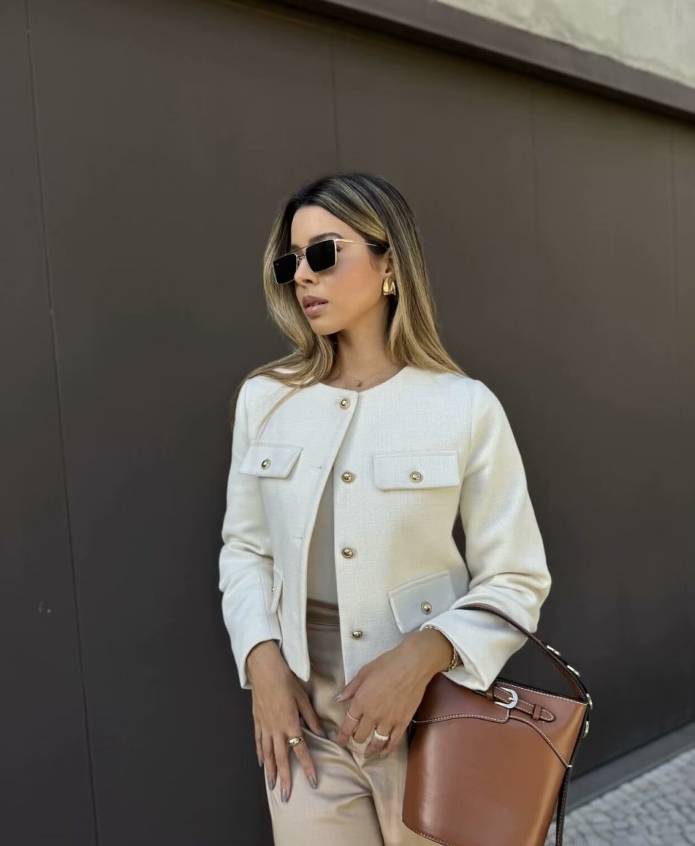 Megan | Vintage Kısa Ceket - Phentora