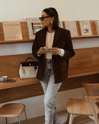 Sable Crest Süet Blazer Ceket - Phentora