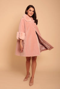Yün Salaş Kesim Kaban - Rosa - Phentora