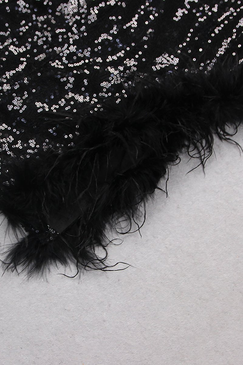 Payetli Blazer Elbise - Phentora