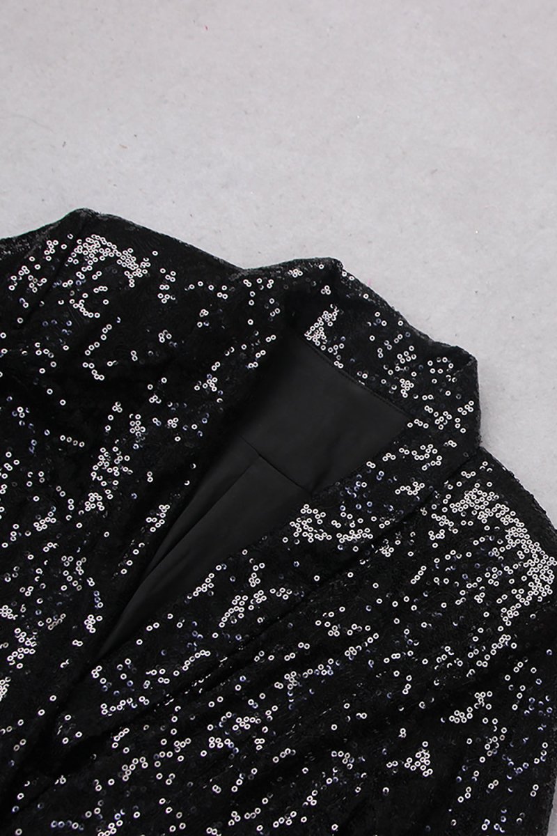Payetli Blazer Elbise - Phentora