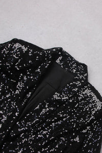 Payetli Blazer Elbise - Phentora