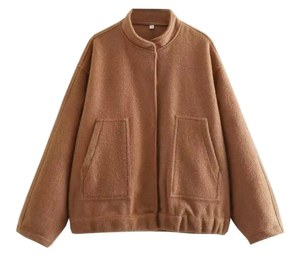 Paddington Peluş Düğmeli Ceket - Phentora