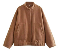 Paddington Peluş Düğmeli Ceket - Phentora