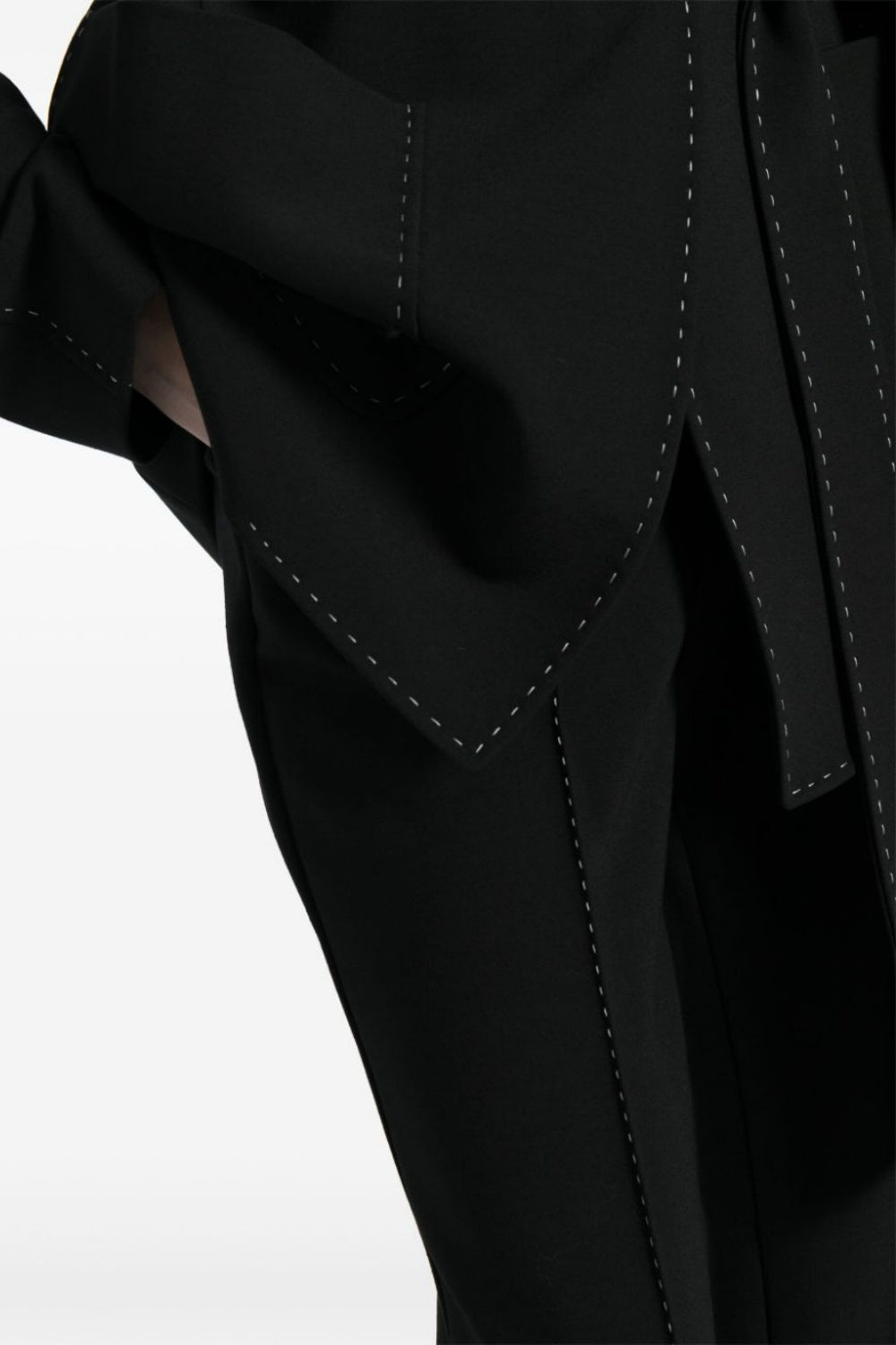 Ishara Stitch Kemerli Blazer İkili Takım - Phentora