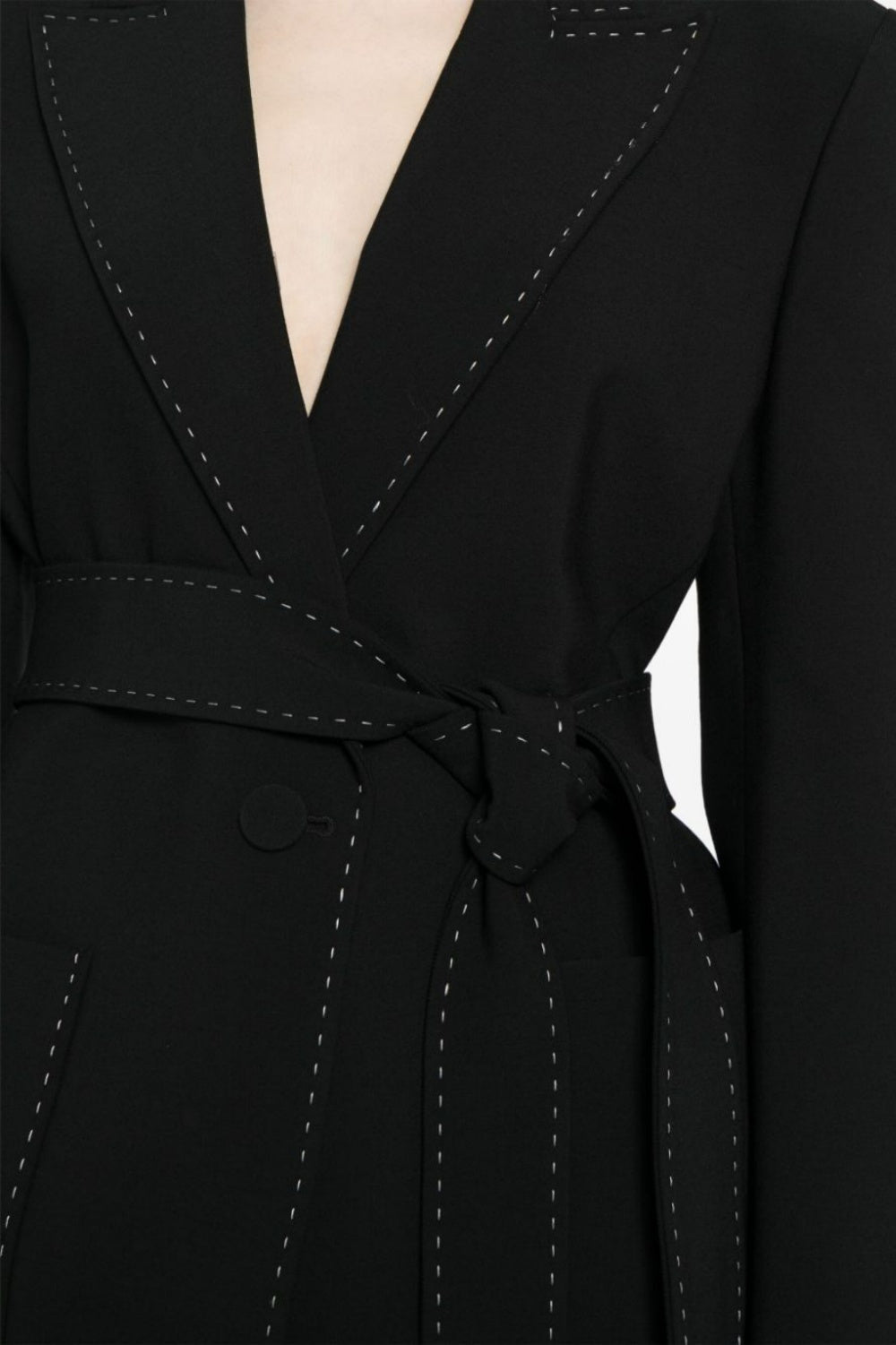 Ishara Stitch Kemerli Blazer İkili Takım - Phentora
