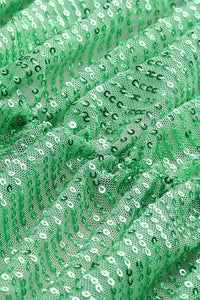 Payetli - embroidered Büzgü Detaylı Yırtmaçlı Abiye Elbise - Phentora