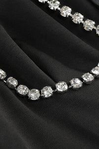 Kollu Crystal - Kenar Detaylı Abiye Elbise - Phentora