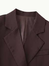 Emerson Rahat Kesim Kuşaklı Blazer Ceket - Phentora