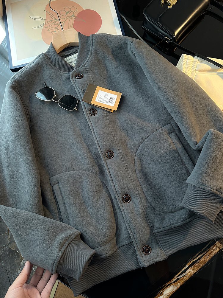 Cozy - Unisex Peluş Polar Ceket - Phentora