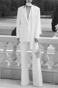 Ophelia Scarf - Detailed Blazer Takım - Phentora