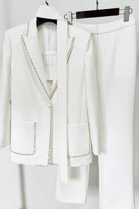 Ophelia Scarf - Detailed Blazer Takım - Phentora