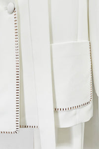 Ophelia Scarf - Detailed Blazer Takım - Phentora