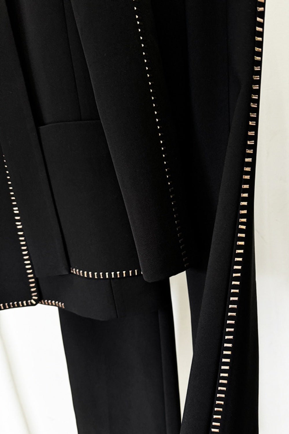 Ophelia Scarf - Detailed Blazer Takım - Phentora