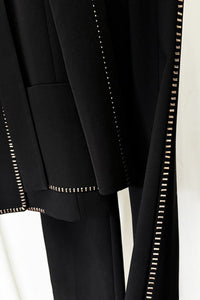 Ophelia Scarf - Detailed Blazer Takım - Phentora