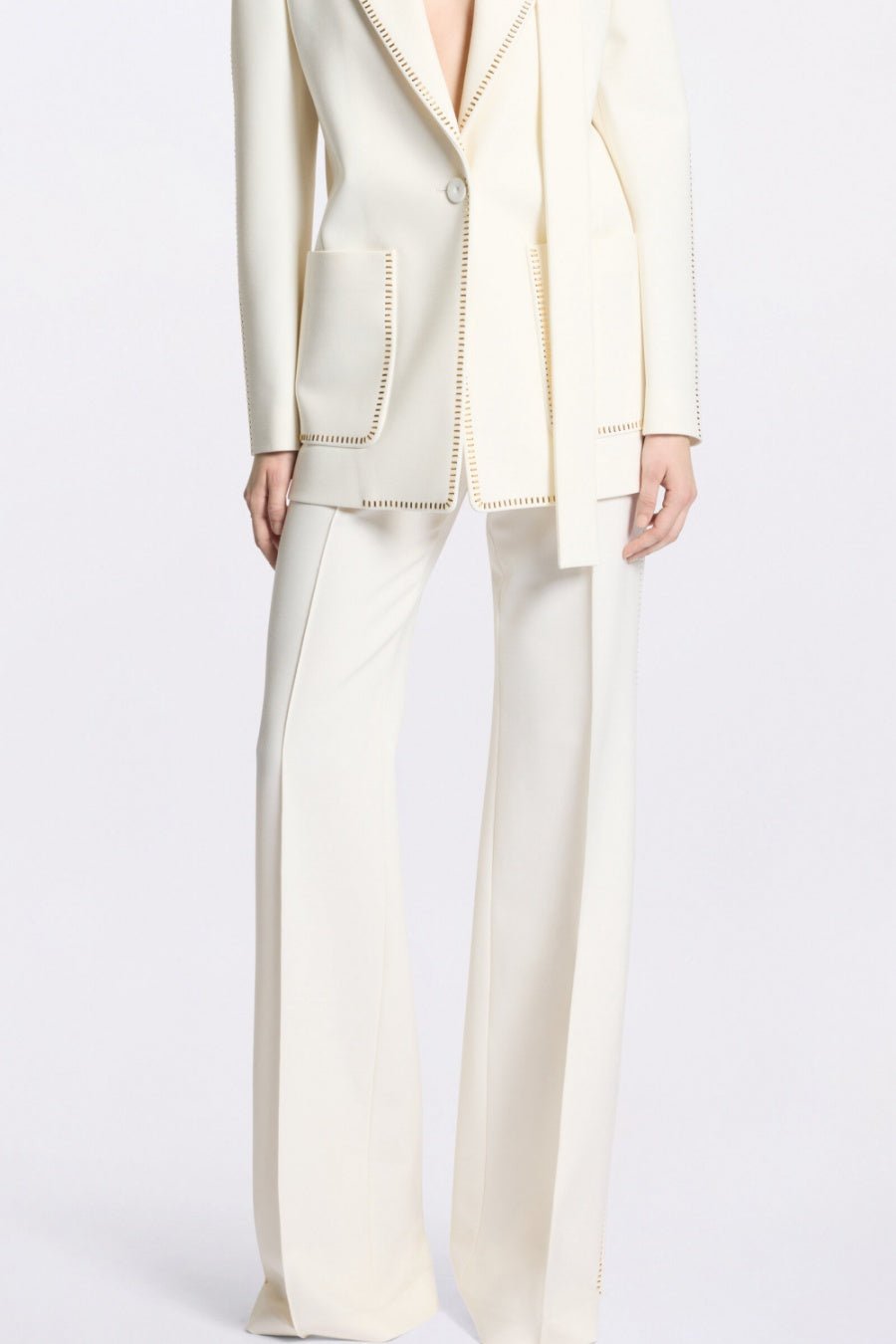 Ophelia Scarf - Detailed Blazer Takım - Phentora