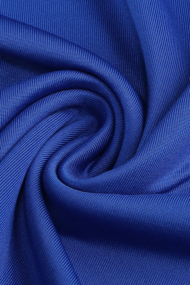 Pencere Detaylı Uzun Kollu Mini Elbise - Phentora
