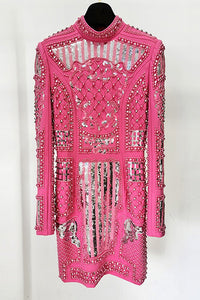 Padded - shoulder Mini Elbise - Phentora