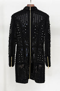 Padded - shoulder Mini Elbise - Phentora