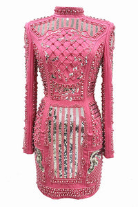 Padded - shoulder Mini Elbise - Phentora