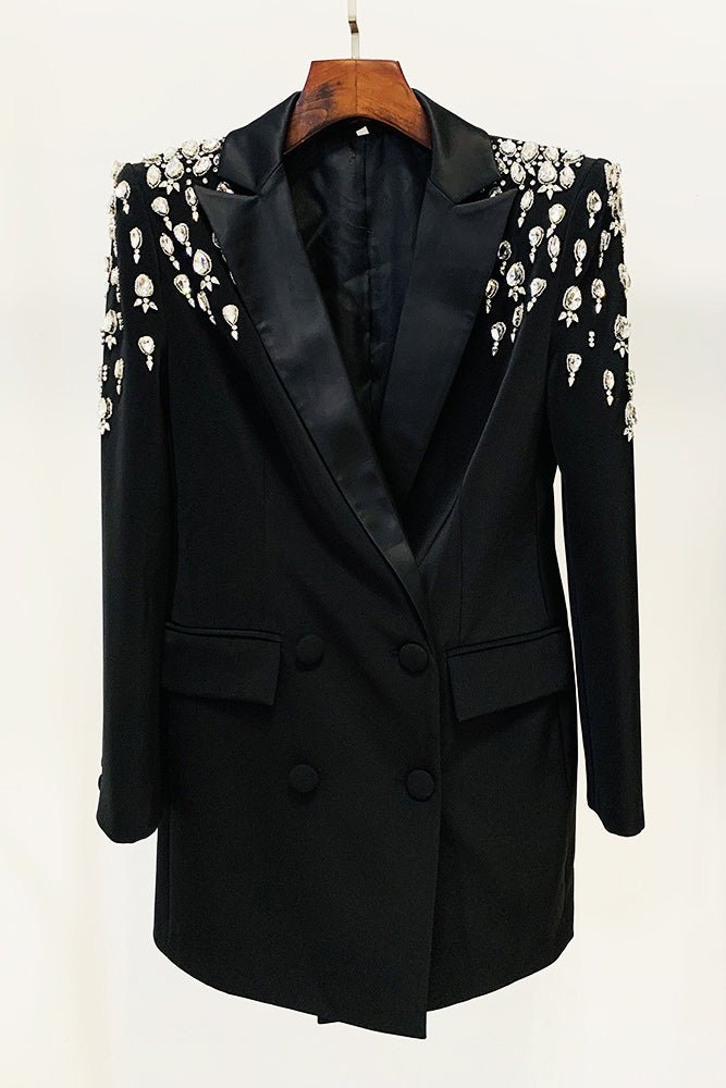 Kruvaze Blazer Elbise - Phentora
