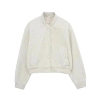 Minimalist Varsity Tarzı Bomber Ceket - Phentora