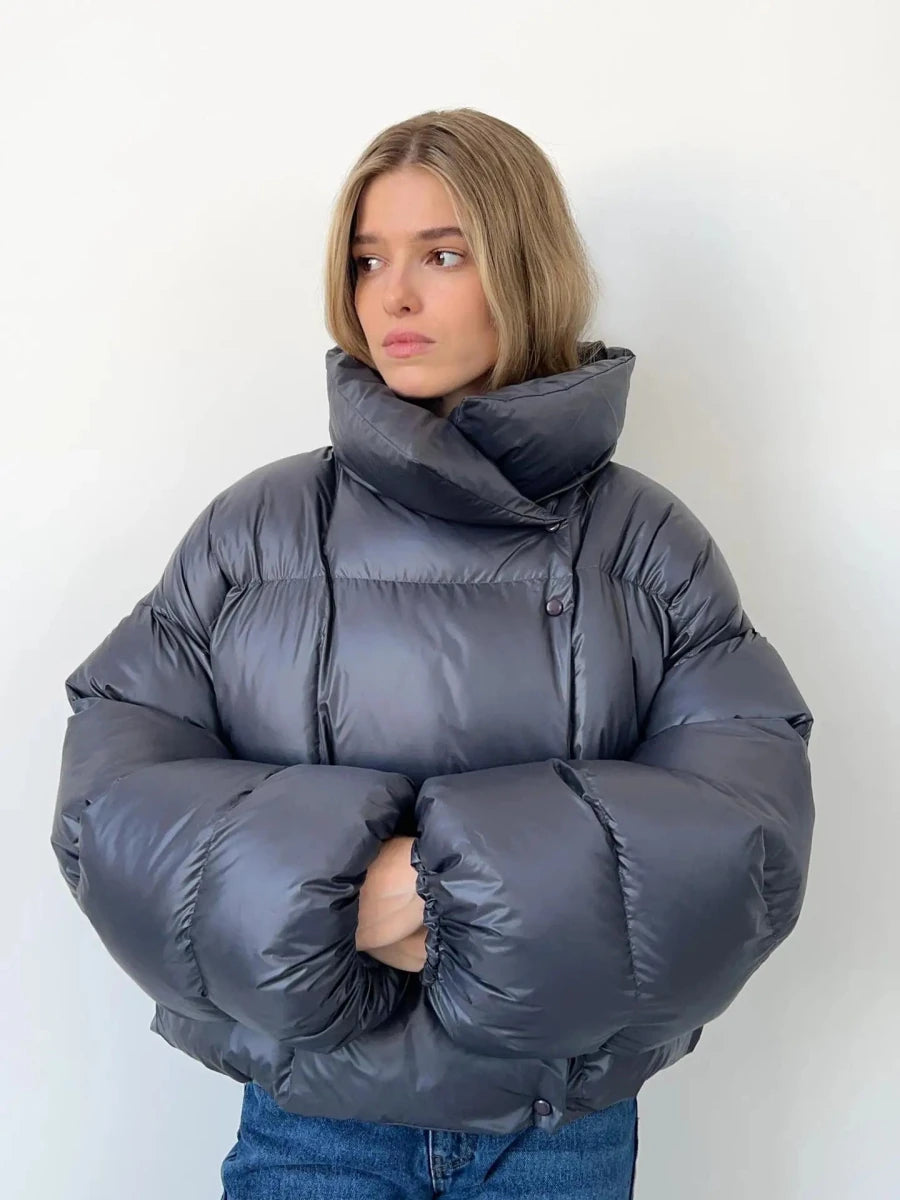 Alaia | Siyah Bomber Ceket - Phentora