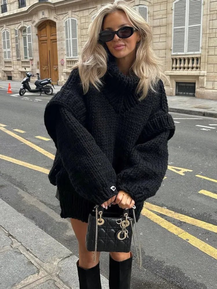 Camden Oversize Triko Kazak - Phentora