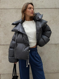 Alaia | Siyah Bomber Ceket - Phentora