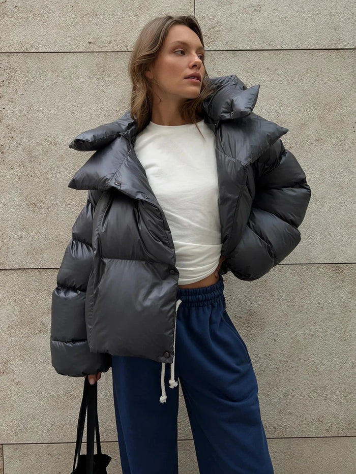 Alaia | Siyah Bomber Ceket - Phentora