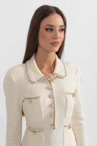 Dokulu Örgü Elbise - Phentora
