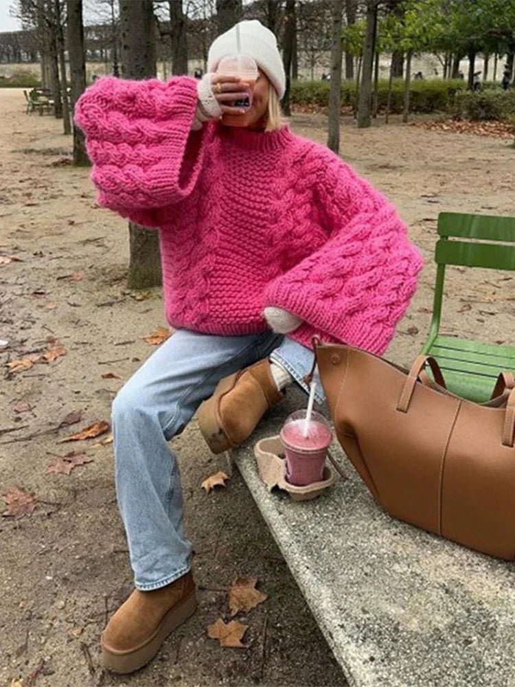 Holly - Pembe Oversize Kazak - Phentora