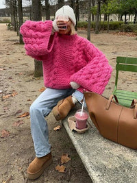 Holly - Pembe Oversize Kazak - Phentora