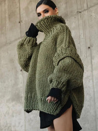 Camden Oversize Triko Kazak - Phentora